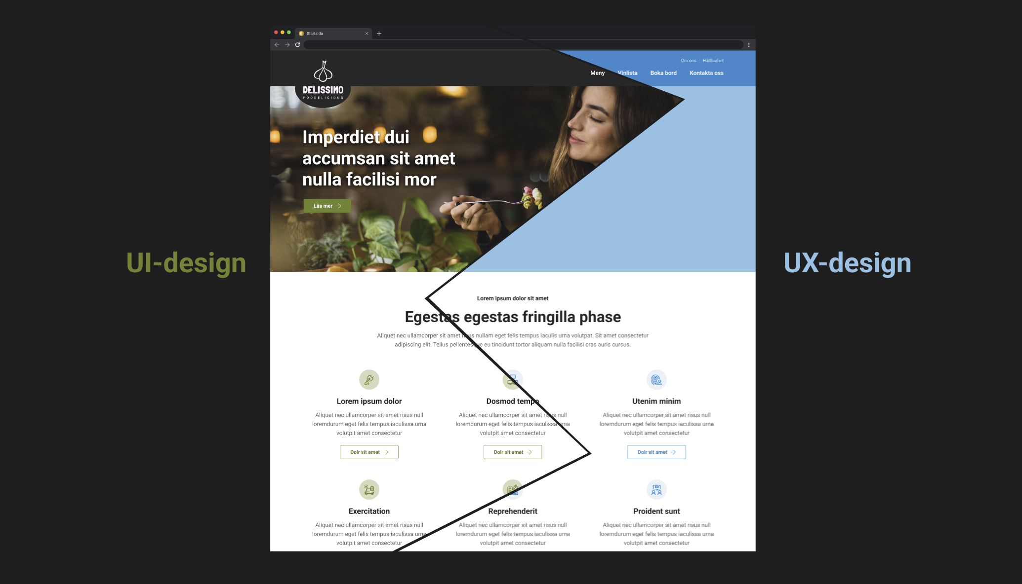 UX-design och UI-design kompletterar varandra.